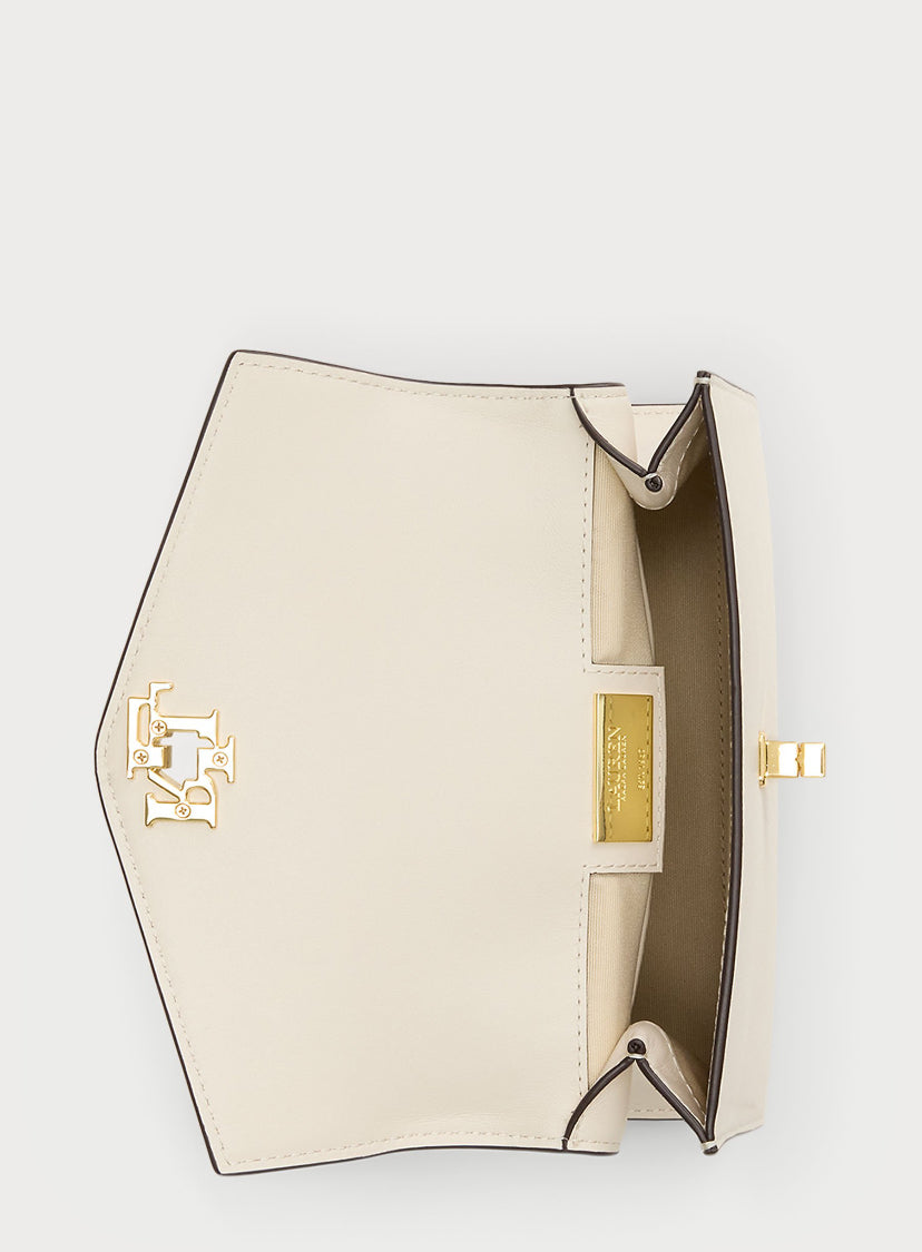 LEATHER SMALL FARRAH SATCHEL 
Sac à main - soft white