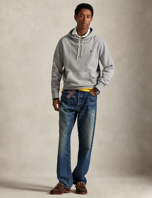 Le sweat à capuche RL en molleton