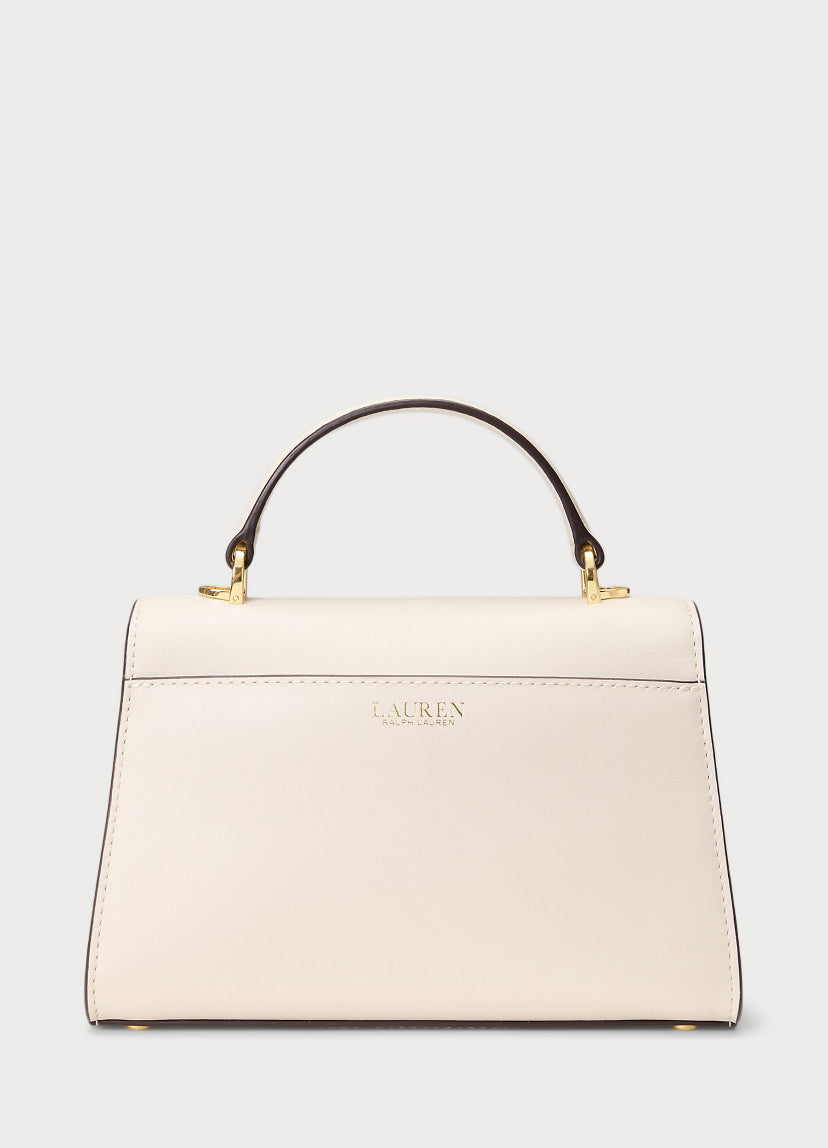 LEATHER SMALL FARRAH SATCHEL 
Sac à main - soft white